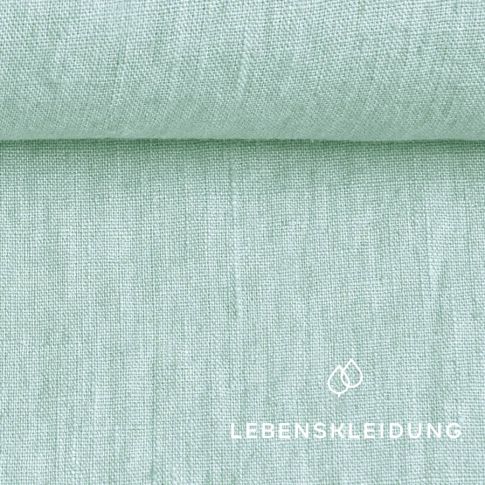 Leinen Stoff - Mint Rain - LIN-012-127