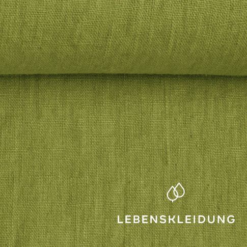 Leinen Stoff - Green Pear - LIN-012-1390