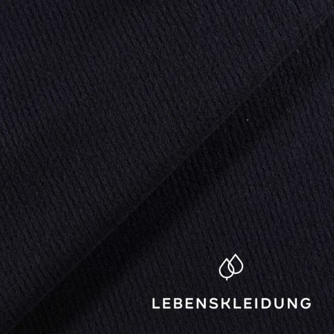 Organic cotton Garbadine - Black - Re-Life09-038