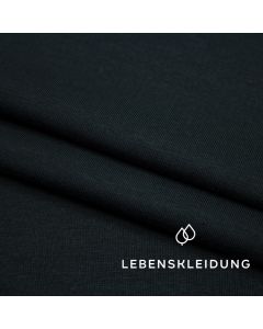 Bio Tissu Jersey élastique - noir	