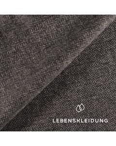 Organic herringbone - mottled gray / dark