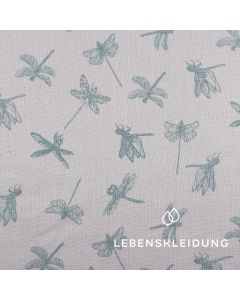 Linen fabric - Dragonfly green