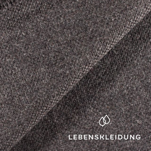 Loden bio (loden de drap) - gris chiné